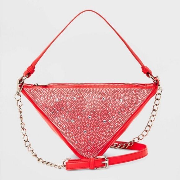 Triangle crossbody bag and card wallet - Picture 1 of 8